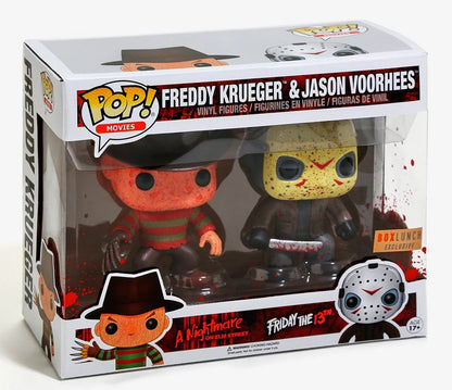 Freddy vs Jason - Freddy Krueger & Jason Voorhees Bloody US Exclusive Pop! Vinyl 2-Pack