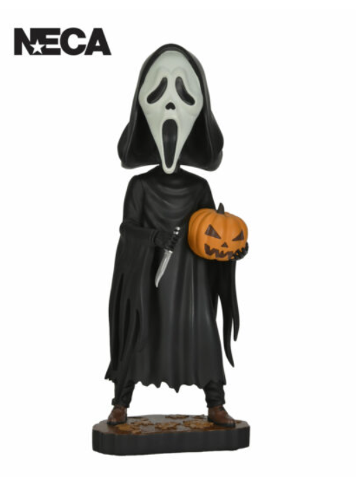 GHOST FACE WITH PUMPKIN HEAD KNOCKER