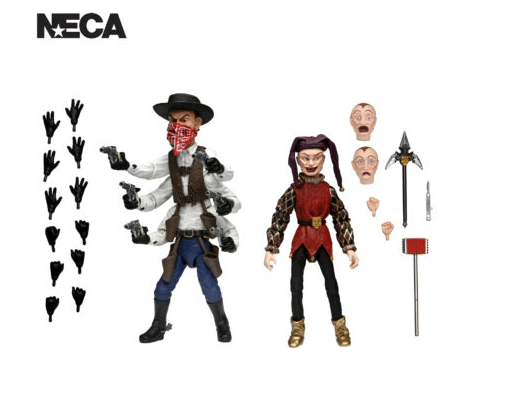 PUPPET MASTER ULTIMATE SIX-SHOOTER & JESTER 2PK – 7″ SCALE ACTION FIGURES