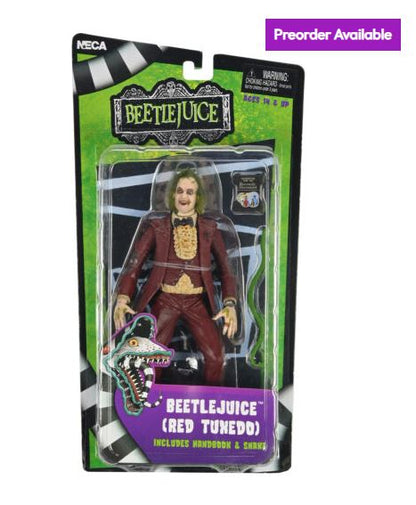 BEETLEJUICE (1988) – RED TUXEDO BEETLEJUICE – 7″ SCALE ACTION FIGURE