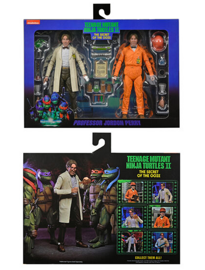 TMNT LAB COAT & HAZMAT SUIT – PROFESSOR PERRY 2PK 7″ SCALE ACTION FIGURES