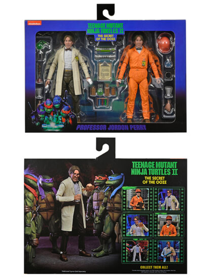 TMNT LAB COAT & HAZMAT SUIT – PROFESSOR PERRY 2PK 7″ SCALE ACTION FIGURES