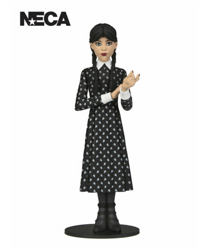 WEDNESDAY ADDAMS CLASSIC DRESS – TOONY TERRORS 6″ SCALE ACTION FIGURE