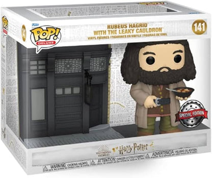 Harry Potter - Rubeus Hagrid with Leaky Cauldron Diagon Alley US Exclusive Pop! Deluxe [RS]