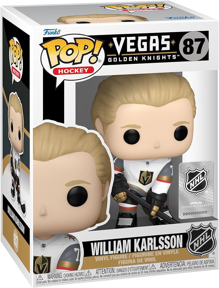 NHL: Golden Knights - William Karlsson (Away Jersey) Pop! Vinyl