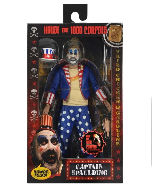 Huose of 1000 Corpses - Captain Spaulding (tailcoat) 20th Anniversary NECA Figurine