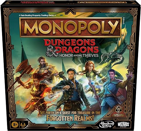 Monopoly: Dungeons & Dragons: Honor Among Thieves Game, Inspired by The D&D Movie