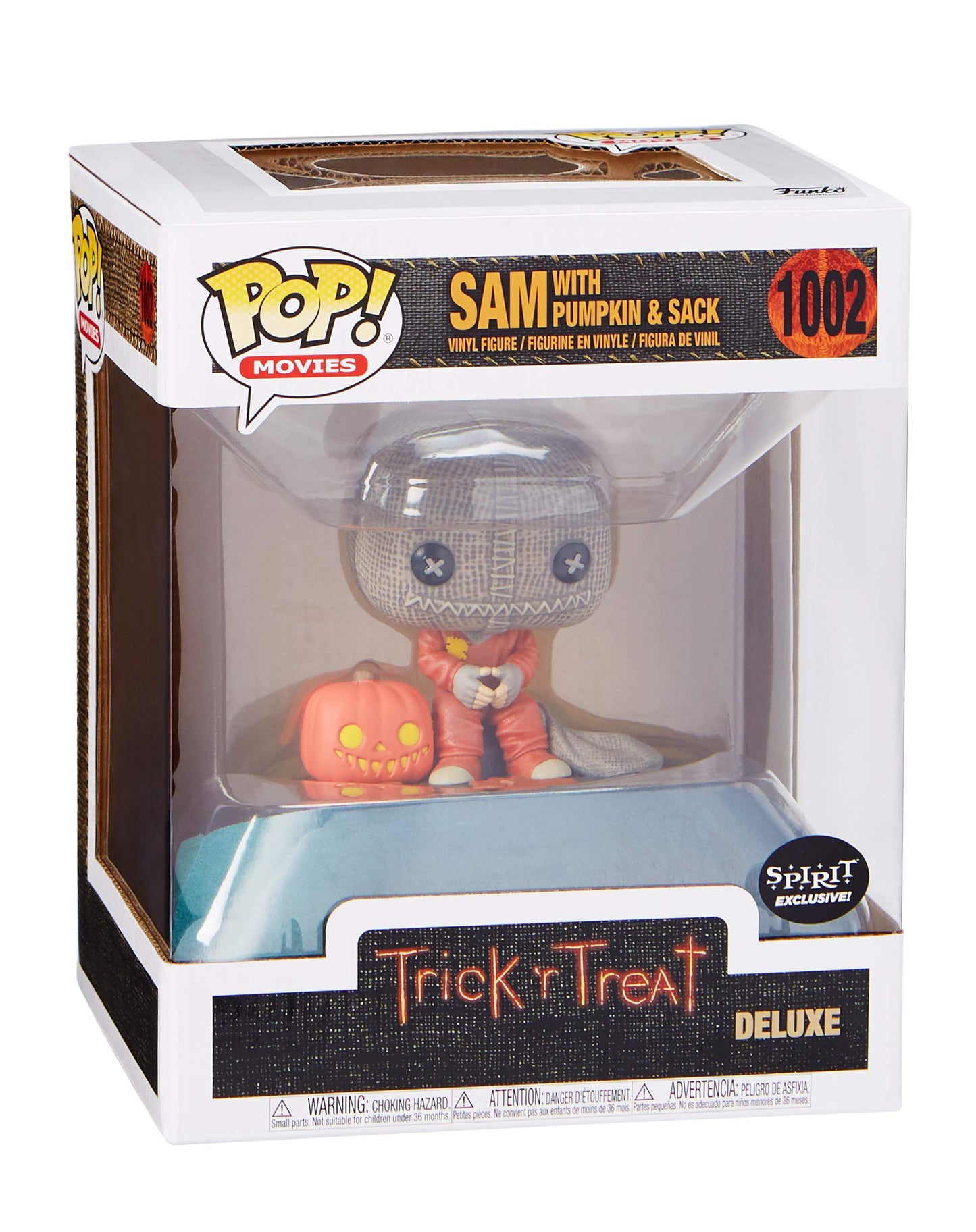 Trick 'r Treat - Sam with Pumpkin & Sack US Exclusive Pop! Deluxe [RS]