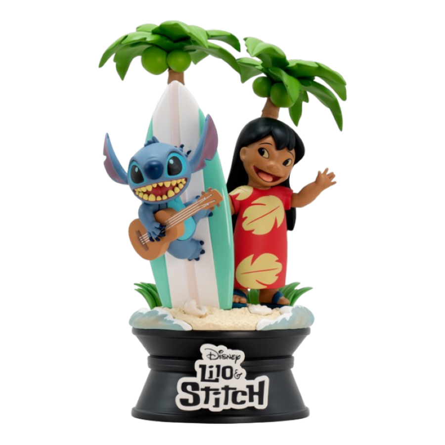 Lilo & Stitch - Lilo & Stitch Surfboard 1:10 Scale Figure PREORDER ...