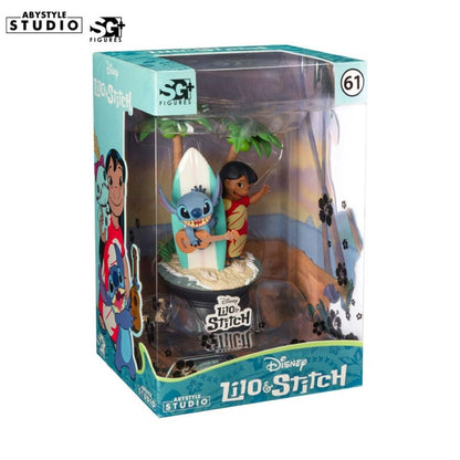 Lilo & Stitch - Lilo & Stitch Surfboard 1:10 Scale Figure PREORDER