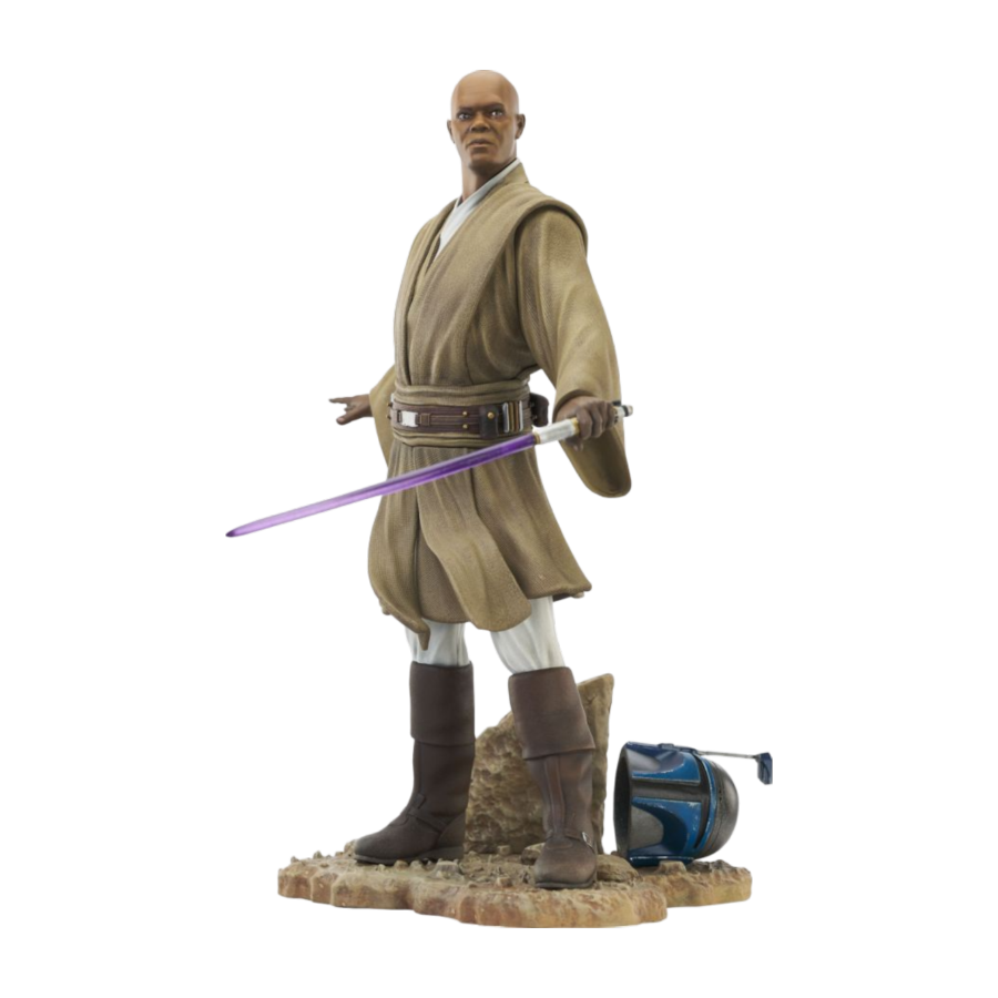 Star Wars - Mace Windu Attack of the Clones Premier Statue