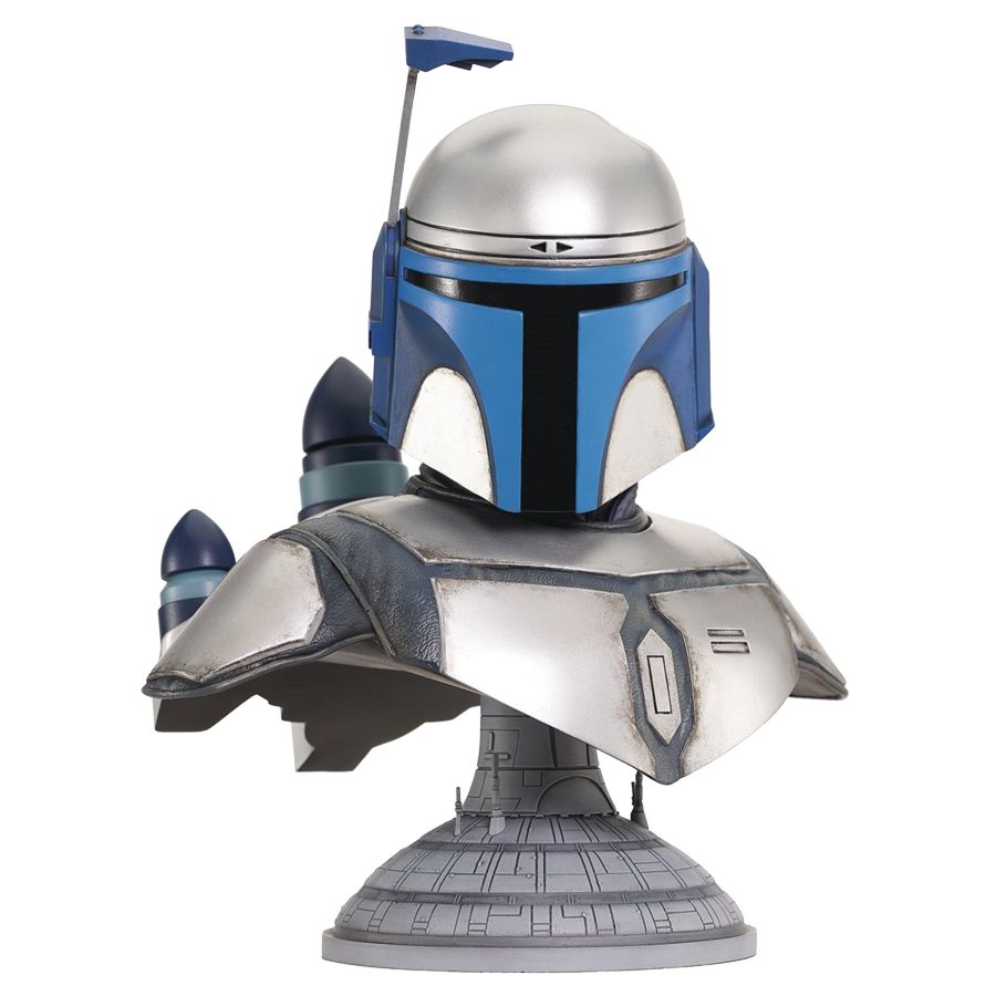 Star Wars - Jango Fett Legends In 3D 1:2 Scale Bust