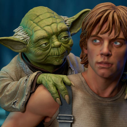 Star Wars: The Empire Strikes Back -Luke Skywalker with Yoda 1:6 Scale Mini Bust PREORDER