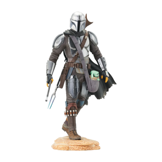 Star Wars: The Mandalorian - Mandalorian with The Child Premier Statue