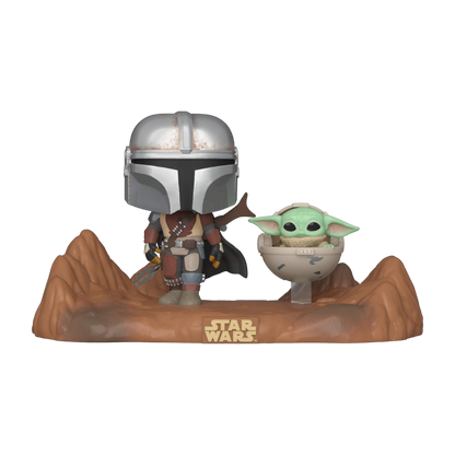 Star Wars: The Mandalorian - Mandalorian & Child Movie Moment Pop! Vinyl