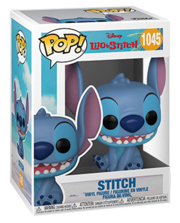 Lilo & Stitch - Stitch Smiling Seated Pop! Vinyl