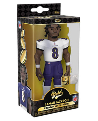 NFL: Ravens - Lamar Jackson (with chase) 5" Vinyl Gold