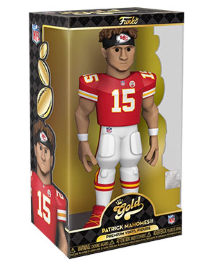 NFL: Chiefs - Patrick Mahomes (with chase) 12" Vinyl Gold