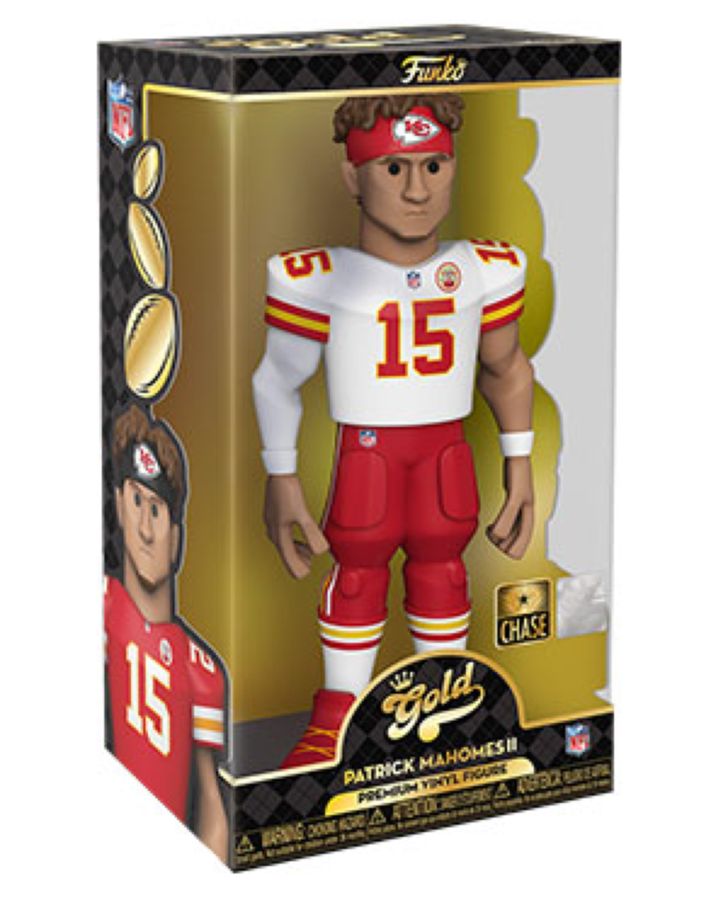 NFL: Chiefs - Patrick Mahomes (with chase) 12" Vinyl Gold