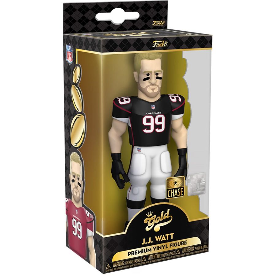 NFL: Cardinals - JJ Watt (with chase) 5" Vinyl Gold