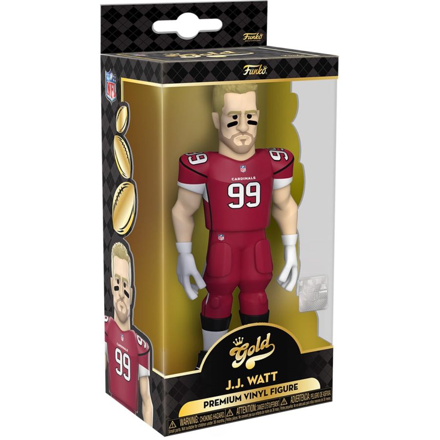 NFL: Cardinals - JJ Watt (with chase) 5" Vinyl Gold