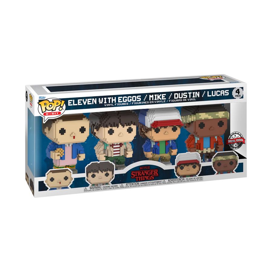 Stranger Things - 8-Bit Kids US Exclusive Pop! 4-Pack [RS]