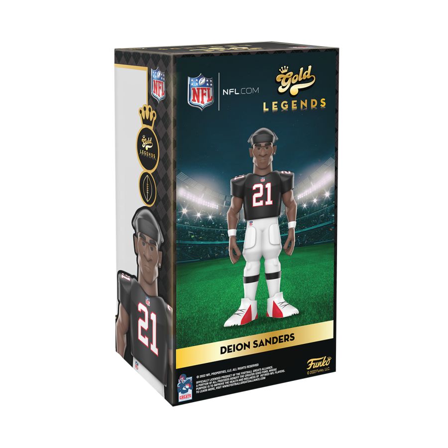 NFL: Falcons - Deion Sanders (with chase) US Exclusive 12" Vinyl Gold [RS]