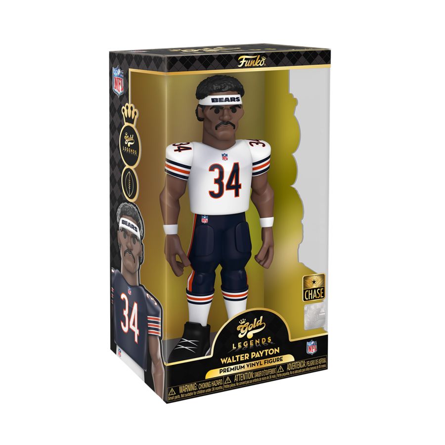 NFL: Bears - Walter Payton 12" Vinyl Gold