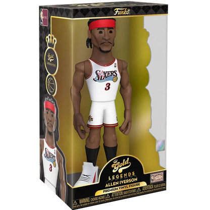 NBA: 76ers - Allen Iverson (with chase) 12" Vinyl Gold