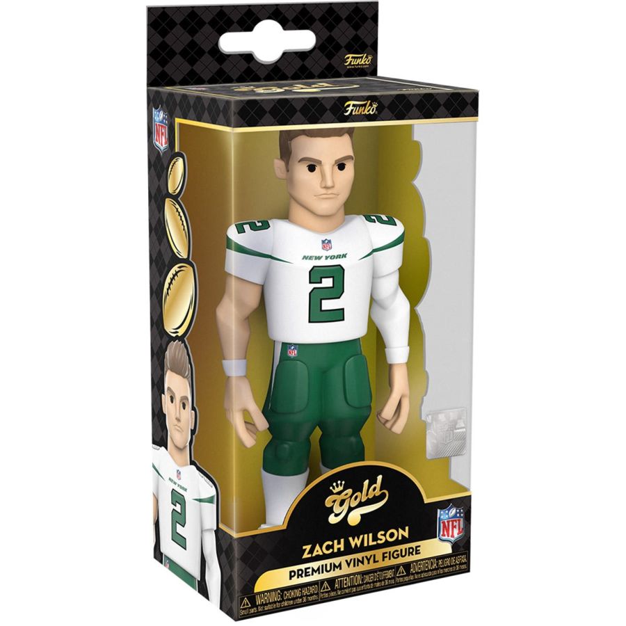 NFL: NY Jets - Zach Wilson (with chase) 5" Vinyl Gold