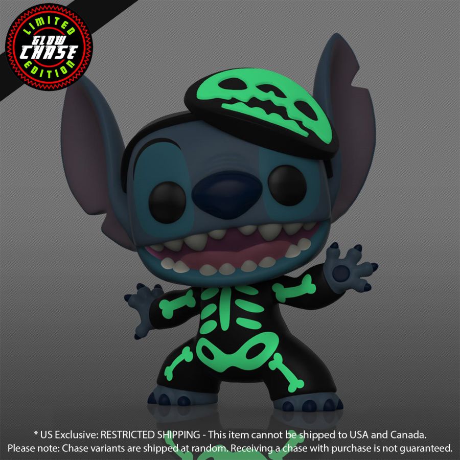 Lilo and Stitch - Skeleton Stitch (with chase) US Exclusive Pop! Vinyl [RS]