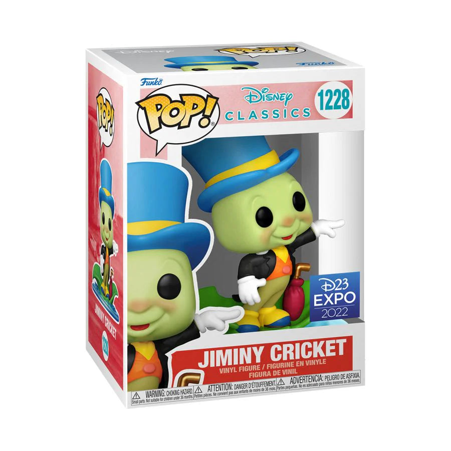 Disney Classics - Jiminy on Leaf D23 US Exclusive Pop! Vinyl [RS]