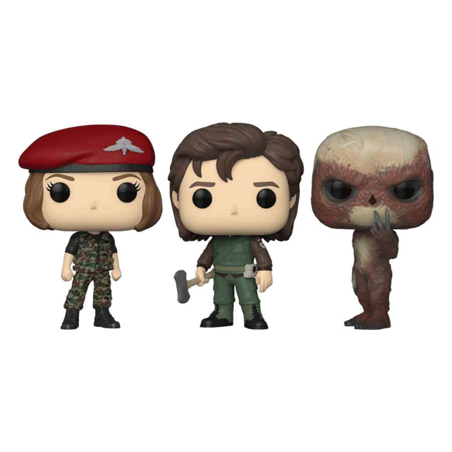 Stranger Things - Robin, Steve & Vecna US Exclusive Pop! 3-Pack [RS]