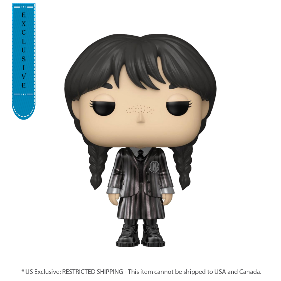 Wednesday (TV) - Wednesday Addams Metallic US Exclusive Pop! Vinyl [RS]