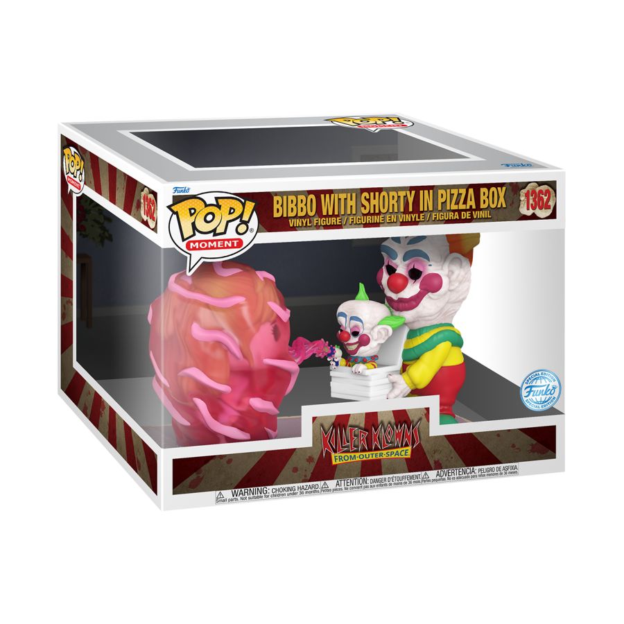 Killer Klowns from Outer Space - Bibbo with Shorty in Pizza Box US Exclusive Pop! Moment [RS]