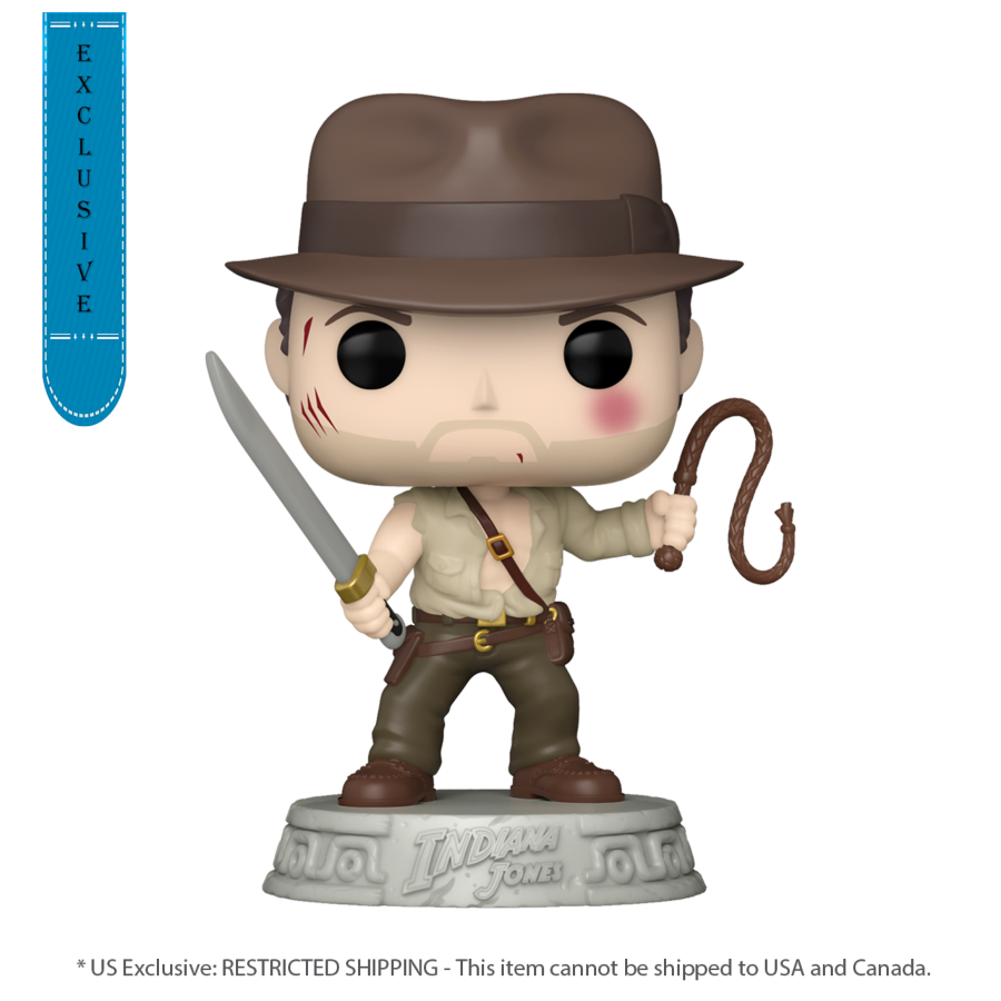 Indiana Jones and the Temple of Doom - Indiana Jones (with Whip) Pop! Vinyl