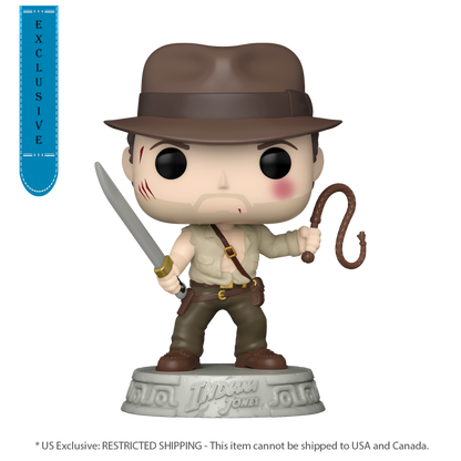 Indiana Jones and the Temple of Doom - Indiana Jones (with Whip) Pop! Vinyl