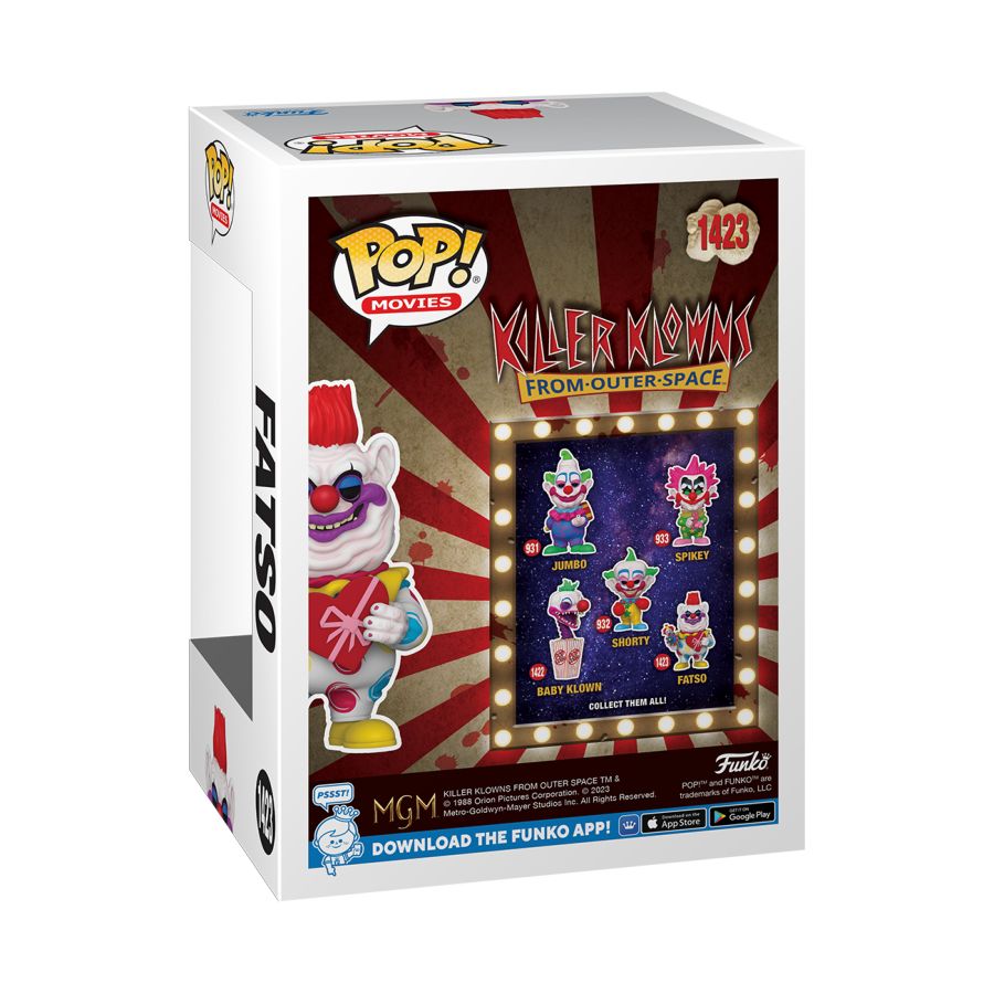 Killer Klowns from Outer Space - Fatso Pop! Vinyl