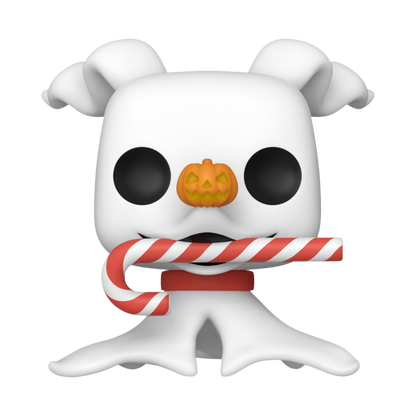 The Nightmare Before Christmas 30th Anniversary - Zero w/Candy Cane Pop! Vinyl