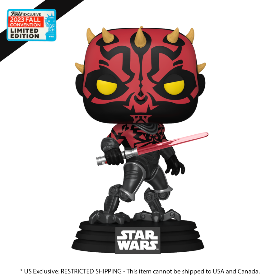 Star Wars - Cybernetic Darth Maul Pop! Vinyl NYCC 2023 US Exclusive [RS]