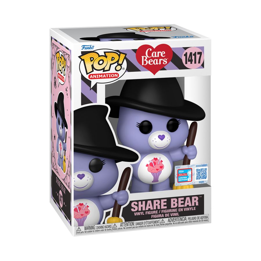 Care Bears - Share Bear Witch NYCC 2024 Exclusive Pop! Vinyl [RS]