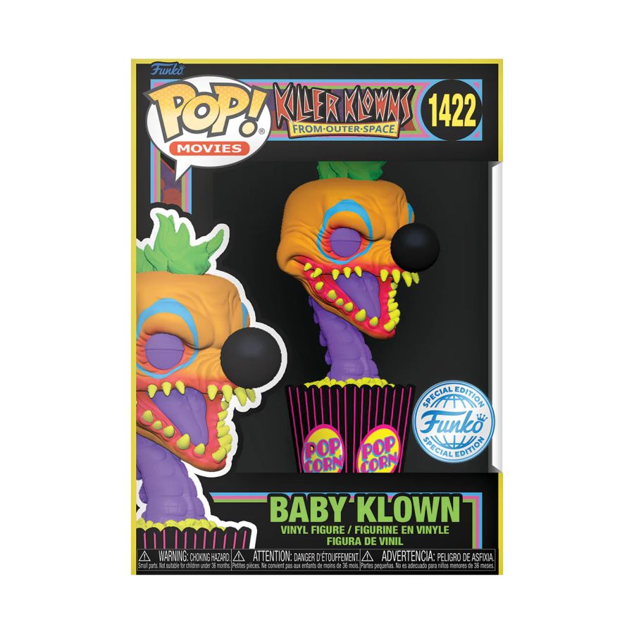 Killer Klowns from Outer Space - Baby Klown US Exclusive Blacklight Pop! Vinyl [RS]