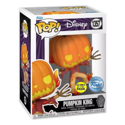 The Nightmare Before Christmas - Pumpkin King US Exclusive 30th Anniversary Glow Pop! Vinyl [RS]