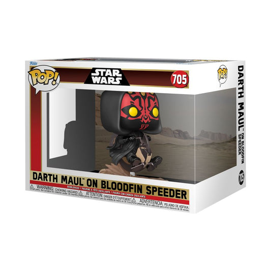 Star Wars: Phantom Menace 25th Anniversary - Darth Maul on Bloodfin Pop! Ride