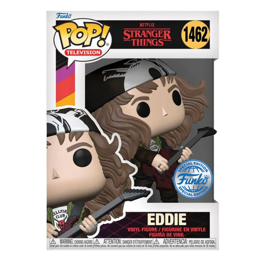 Stranger Things - Hunter Eddie with Guitar US Exclusive Metallic Pop! Vinyl [RS]