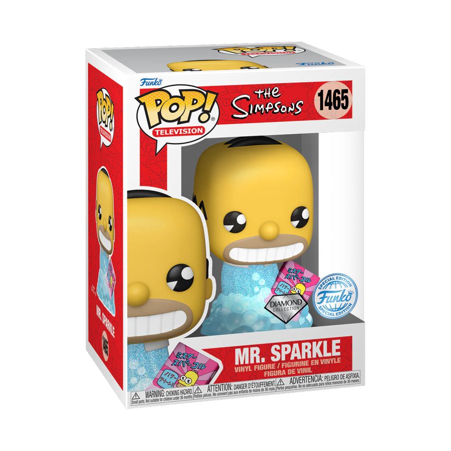 Simpsons - Mr Sparkle US Exclusive Diamond Glitter Pop! Vinyl RS