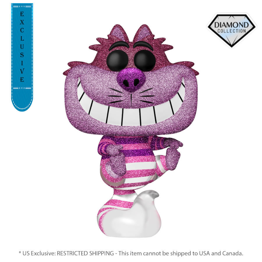 Alice in Wonderland - Cheshire Cat US Exclusive Diamond Glitter Pop! Vinyl [RS]