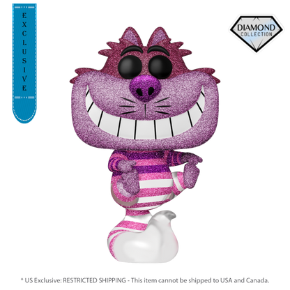 Alice in Wonderland - Cheshire Cat US Exclusive Diamond Glitter Pop! Vinyl [RS]