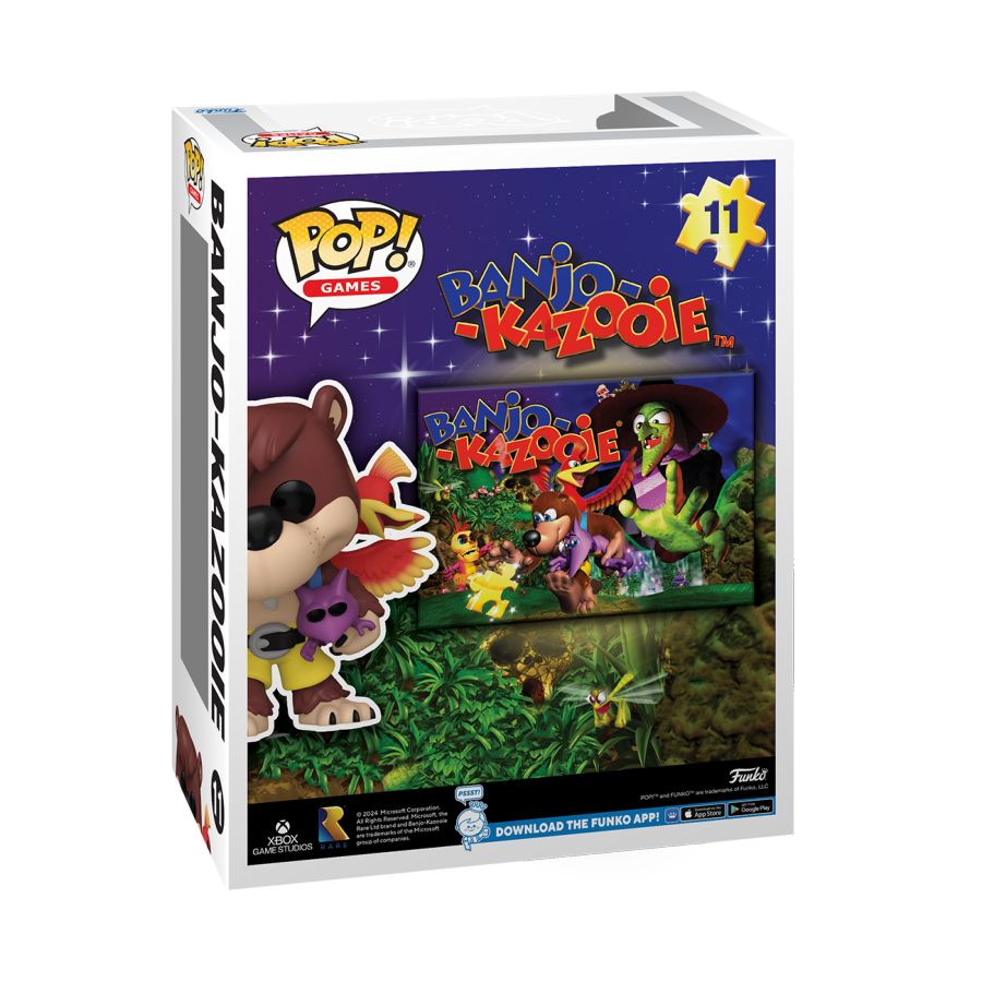 Banjo Kazooie - Banjo Kazooie US Exclusive Pop! Game Cover [RS]