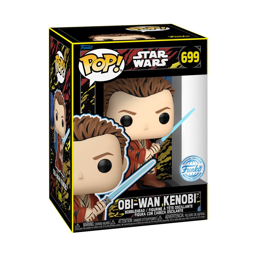 Star Wars: Phantom Menace 25th Anniversary - Obi-Wan Kenobi US Exclusive Retro Pop! Vinyl [RS]